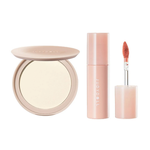 Набор средств для лица JUDYDOLL Набор Judydoll: Пудра Oil-Control Matte Pressed Powder + Блеск для губ Lip Gloss