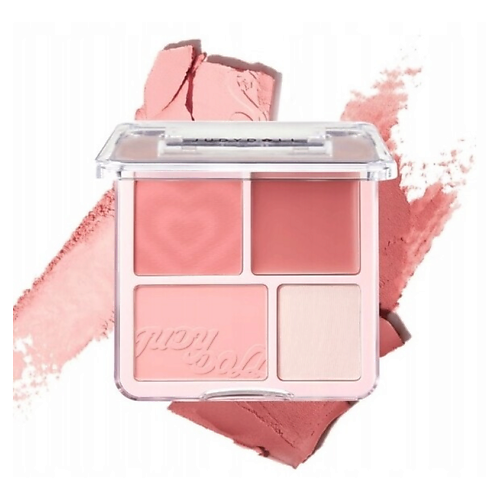 Румяна JUDYDOLL Палетка для макияжа лица Judydoll 2 in 1 Blush Highlight Palette
