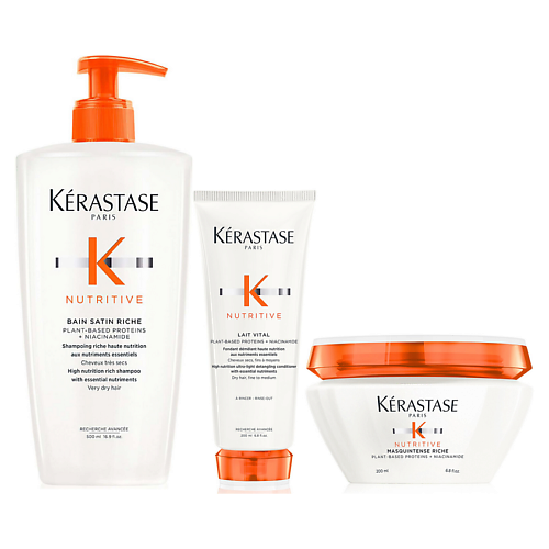 

KERASTASE Питательный набор для сухих волос Nutritive Riche Trio, Питательный набор для сухих волос Nutritive Riche Trio