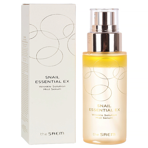 

THE SAEM Сыворотка для лица Snail Essential EX Wrinkle Solution Mist Serum 75, Сыворотка для лица Snail Essential EX Wrinkle Solution Mist Serum