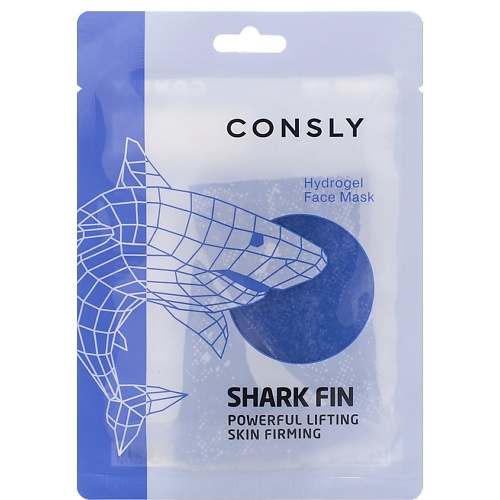 Маска для лица CONSLY Гидрогелевая маска с экстрактом акульего плавника Hydrogel Face Mask Shark Fin Powerful Lifting Skin Firming