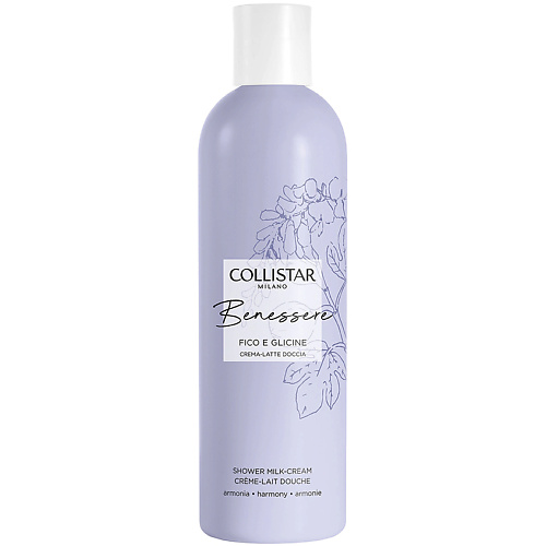 Парфюмированный крем для душа COLLISTAR Крем для душа Benessere Figo E Glicine Shower Milk-Cream