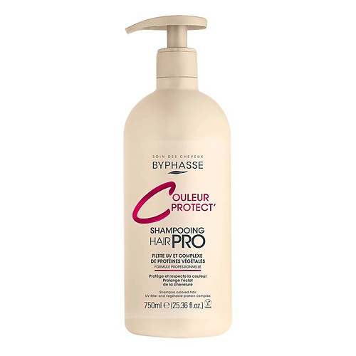 

BYPHASSE Шампунь для окрашенных волос PRO COLOR PROTECT 750, Шампунь для окрашенных волос PRO COLOR PROTECT