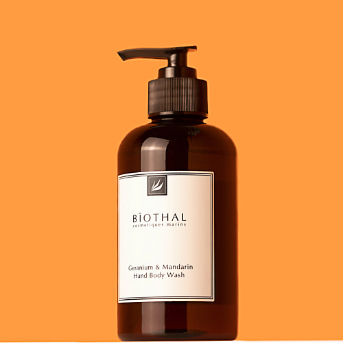 Мыло жидкое BIOTHAL Жидкое мыло для тела и рук Герань Мандарин Geranium & Mandarin Hand Body Wash