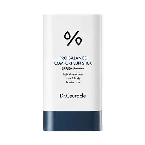 Солнцезащитный стик для лица DR. CEURACLE Солнцезащитный стик с пробиотиками Pro Balance Comfort Sun Stick SPF 50+ PA++++