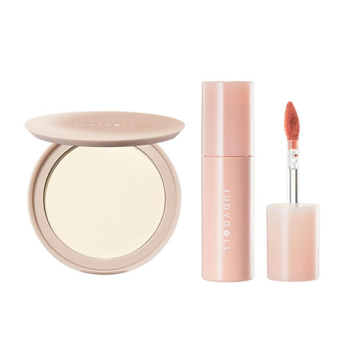 Набор средств для лица JUDYDOLL Набор Judydoll: Пудра Oil-Control Matte Pressed Powder + Блеск для губ Lip Gloss