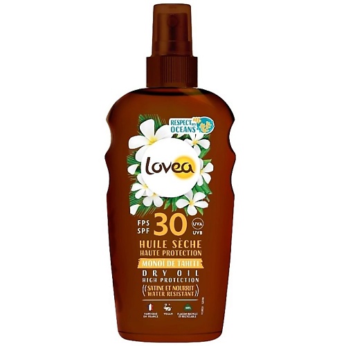 Солнцезащитное масло для тела LOVEA Масло для тела сухое c SPF 30 Dry Oil High Protection