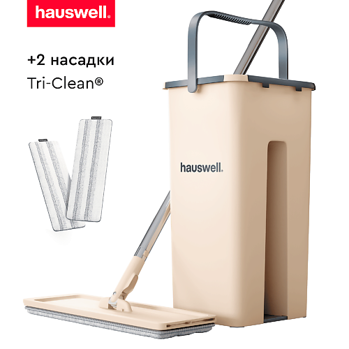 

HAUSWELL Швабра c отжимом и ведром Smart Mop, Швабра c отжимом и ведром Smart Mop