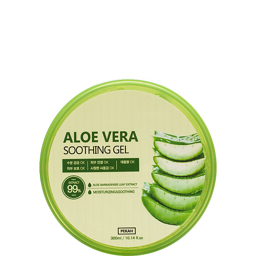 Гель для тела PEKAH Универсальный увлажняющий алоэ-гель Aloe Vera Soothing Gel