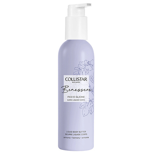 Парфюмированное масло для тела COLLISTAR Масло для тела жидкое Benessere Figo E Glicine Body Butter