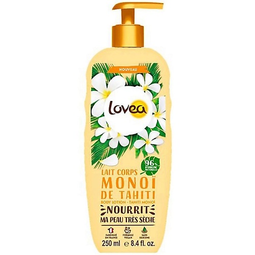 Молочко для тела LOVEA Молочко для тела питательное с Моной де Таити для  очень сухой кожи
