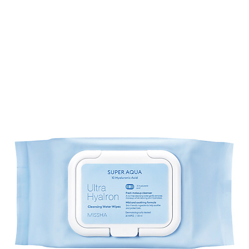 Салфетки для снятия макияжа MISSHA Салфетки для снятия макияжа Super Aqua Ultra Hyalron