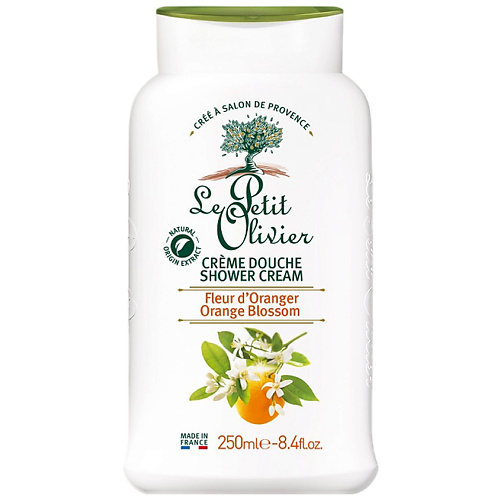 Крем для душа LE PETIT OLIVIER Крем для душа нежный Цветок апельсина Fleur d'Oranger Crème Douche