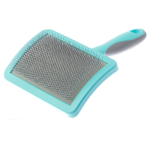 Щетка DELIGHT PET Пуходерка серия AQUA пластиковая, с мягким кордом, большая