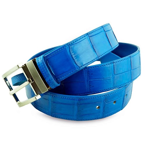 Ремень EXOTIC LEATHER GENUINE PREMIUM ACCESSORIES Эксклюзивный ремень из кожи с живота крокодила