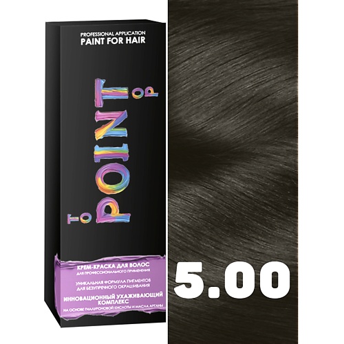 

TO POINT OP Краска для волос, тон №5.00 100, Краска для волос, тон №5.00