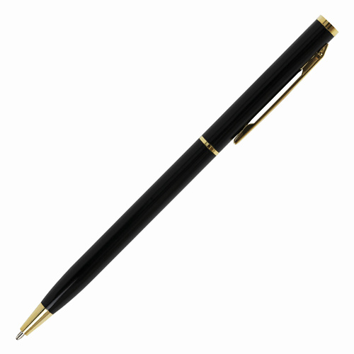 

BRAUBERG Ручка подарочная шариковая Slim Black, Ручка подарочная шариковая Slim Black