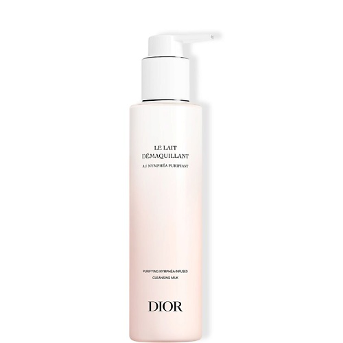 Молочко для снятия макияжа DIOR Очищающее молочко для лица и глаз с экстрактом нимфеи Le Lait Demaquillant