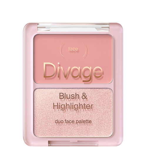 Палетка DIVAGE Палетка для лица Palette Blush & Highlight