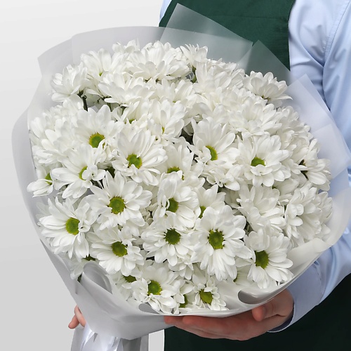 

STUDIO FLORISTIC Букет из Белых Кустовых Хризантем «Свет в окне», Букет из Белых Кустовых Хризантем «Свет в окне»