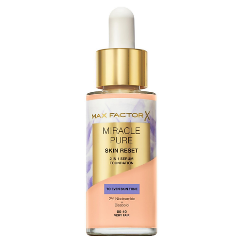Тональное средство MAX FACTOR Тональный крем-сыворотка Miracle Pure Skin Reset 2in1
