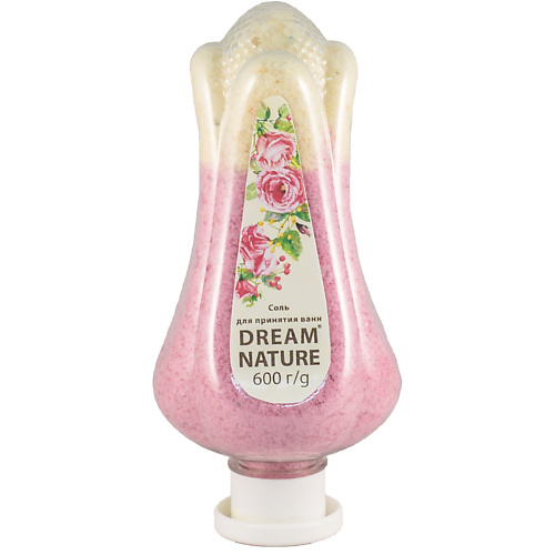

DREAM NATURE Соль для ванны морская Шиповник, цветная 600, Соль для ванны морская Шиповник, цветная