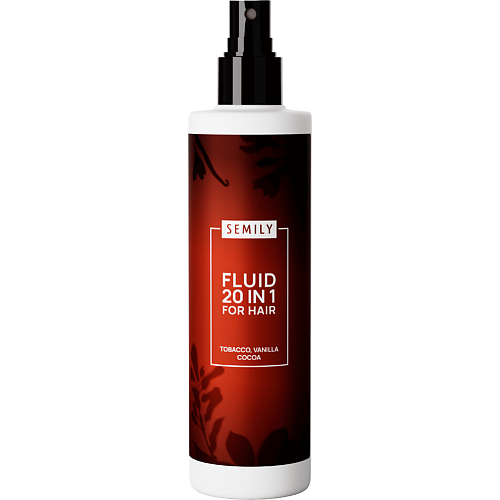 

SEMILY Несмываемый флюид для волос Tobacco,Vanilla,Cocoa 200, Несмываемый флюид для волос Tobacco,Vanilla,Cocoa