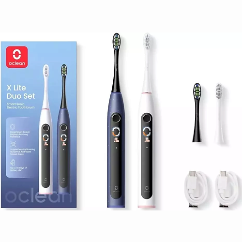 

OCLEAN Электрическая зубная щетка X Lite Duo Set, Электрическая зубная щетка X Lite Duo Set
