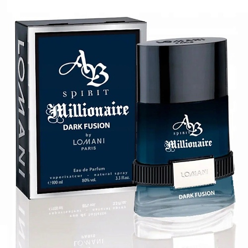 

LOMANI Парфюмерная вода мужская AB MILLIONAIRE Dark Fusion 100, Парфюмерная вода мужская AB MILLIONAIRE Dark Fusion
