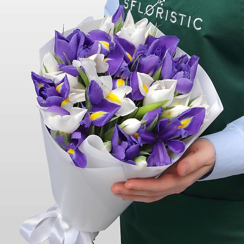 

STUDIO FLORISTIC Букет из микса Ириса «Счастливый случай», Букет из микса Ириса «Счастливый случай»