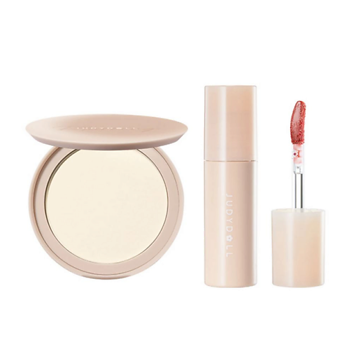 Набор средств для лица JUDYDOLL Набор Judydoll: Пудра Oil-Control Matte Pressed Powder + Блеск для губ Lip Gloss
