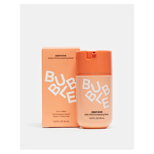 Маска для лица BUBBLE SKINCARE Отшелушивающая маска для лица Deep Dive AHA + PHA