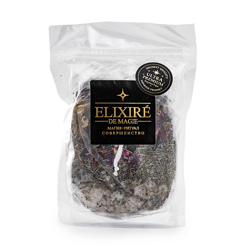 

ELIXIRE DE MAGIE ЭЛИКСИРЭ ДЭ МАЖИ ELIXIREDEMAGIE ЭЛИКСИРЭДЭМАЖИ Соль для ванны морская с травами "Эликсир Венеры: сила притяжения" 400, ELIXIREDEMAGIE ЭЛИКСИРЭДЭМАЖИ Соль для ванны морская с травами "Эликсир Венеры: сила притяжения"
