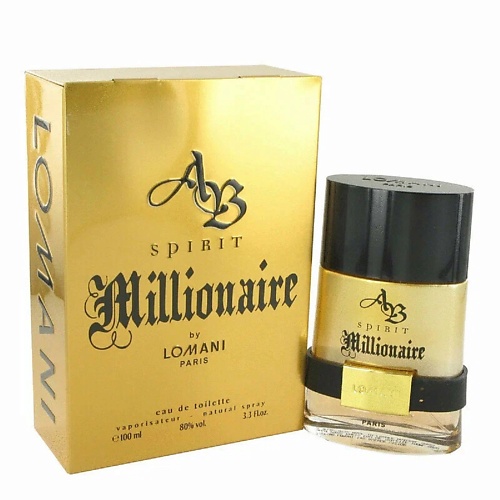 

LOMANI Туалетная вода мужская AB SPIRIT MILLIONAIRE 100, Туалетная вода мужская AB SPIRIT MILLIONAIRE