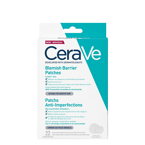 Маска для лица CERAVE Патчи от несовершенств Blemish Barrier Patches