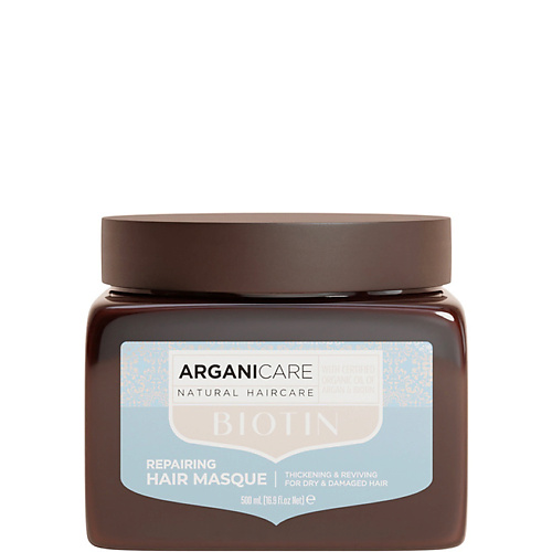 Маска для волос ARGANICARE Маска для волос регенерирующая с Биотином Biotin Repairing Hair Masque