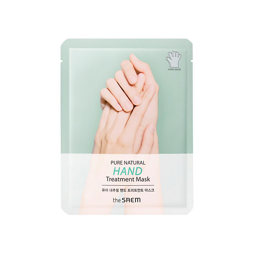 Маска для рук THE SAEM Маска-перчатки для рук Pure Natural Hand Treatment Mask