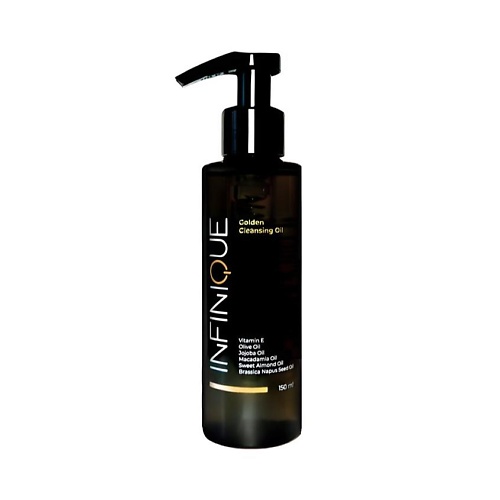 Масло для умывания INFINIQUE Гидрофильное масло для очищения  и умывания лица Golden cleansing oil