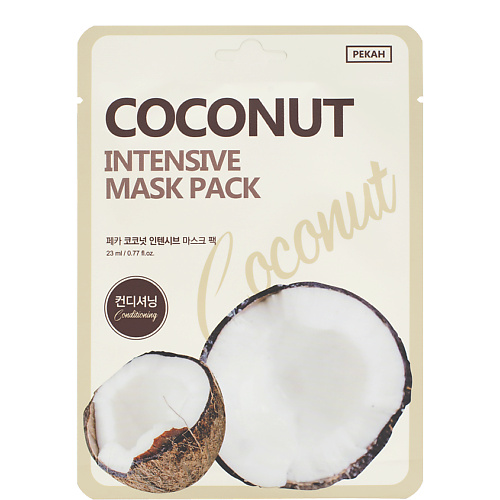 Маска для лица PEKAH Тканевая маска с экстрактом Кокоса Coconut Intensive Mask Pack