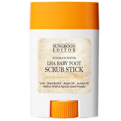 

SUNGBOON EDITOR Отшелушивающий скраб-стик для ног LHA Baby Foot Scrup Stick 20, Отшелушивающий скраб-стик для ног LHA Baby Foot Scrup Stick