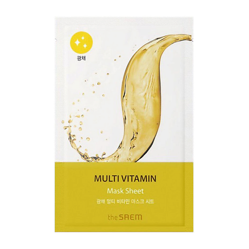 Маска для лица THE SAEM Тканевая маска для лица Bio Solution Radiance Multi Vitamin