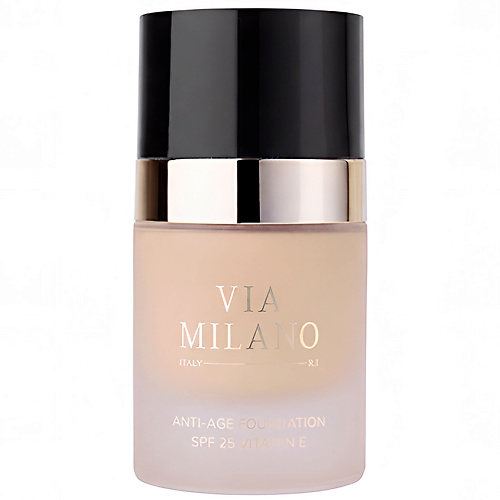 

VIA MILANO Антивозрастной тональный крем с SPF25 и витамином Е Anti-Age Foundation, Антивозрастной тональный крем с SPF25 и витамином Е Anti-Age Foundation
