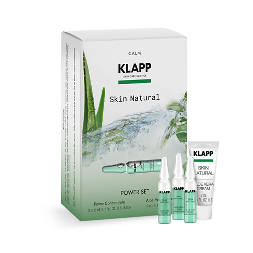 Набор средств для лица KLAPP COSMETICS Набор для увлажнения и восстановления кожи Skin Natural Aloe Vera