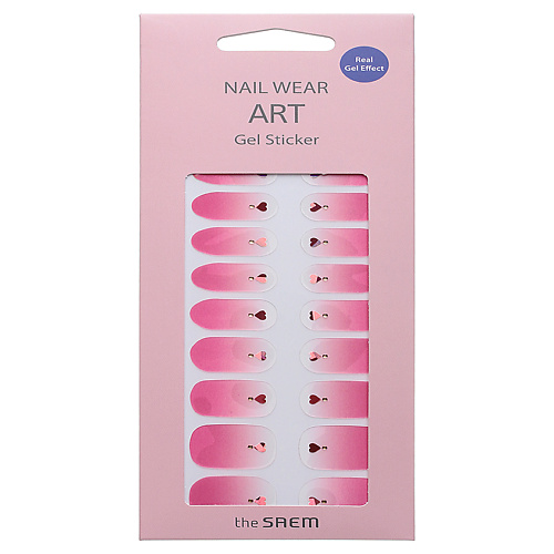 

THE SAEM Наклейки для ногтей Nail Wear Art Gel Sticker, Наклейки для ногтей Nail Wear Art Gel Sticker