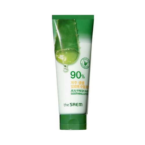 Лосьон для тела THE SAEM Увлажняющий лосьон с алоэ вера Jeju Fresh Aloe Soothing Lotion 90