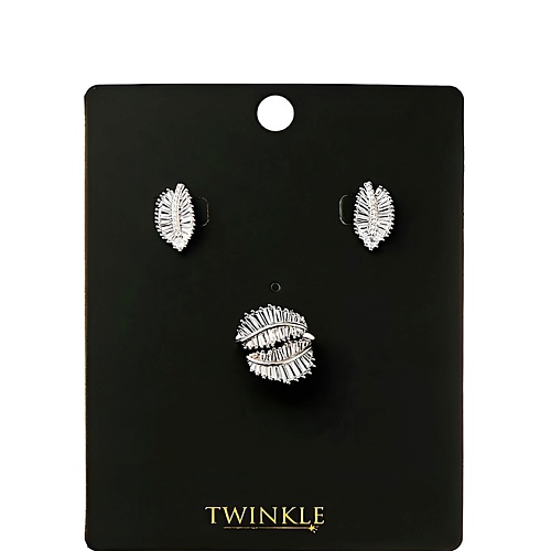 Набор бижутерии TWINKLE Набор: серьги и кольцо Allure