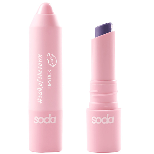 Помада для губ SODA LIPSTICK #talkofthetown Сатиновая помада в стике