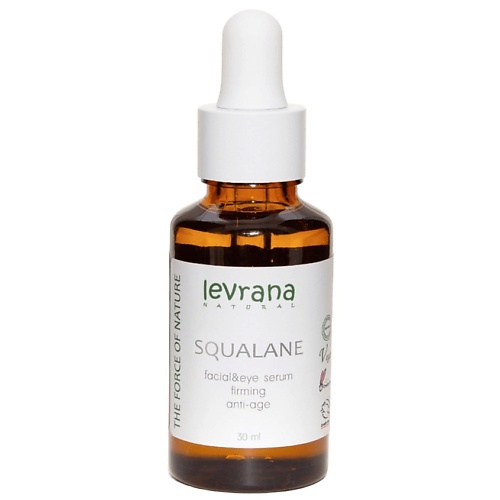 

LEVRANA Сыворотка для лица и области вокруг глаз Squalane Facial & Eye Serum 30, Сыворотка для лица и области вокруг глаз Squalane Facial & Eye Serum