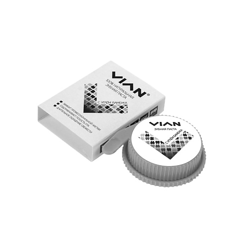 

VIAN Зубная паста VIAN "С УГЛЕМ БАМБУКА" бережное отбеливание и полировка эмали 25, Зубная паста VIAN "С УГЛЕМ БАМБУКА" бережное отбеливание и полировка эмали