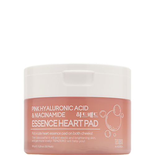 

TENZERO Выравнивающие пэды с ниацинамидом и экстрактом розы Essence Heart Pad Pink Hyaluronic Acid & Niacinamide, Выравнивающие пэды с ниацинамидом и экстрактом розы Essence Heart Pad Pink Hyaluronic Acid & Niacinamide